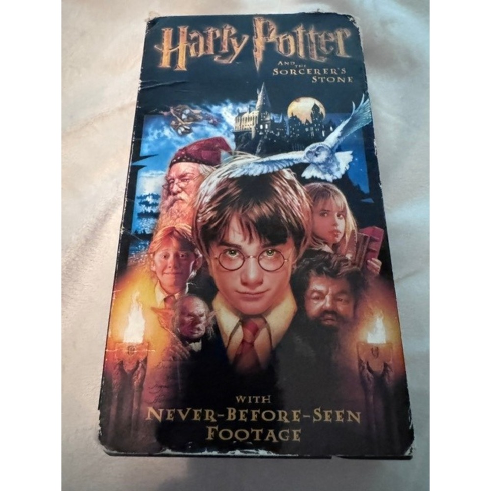 Harry Potter and Sorcerer's Stone VHS 2001 Warner Home Video Never Seen Footage